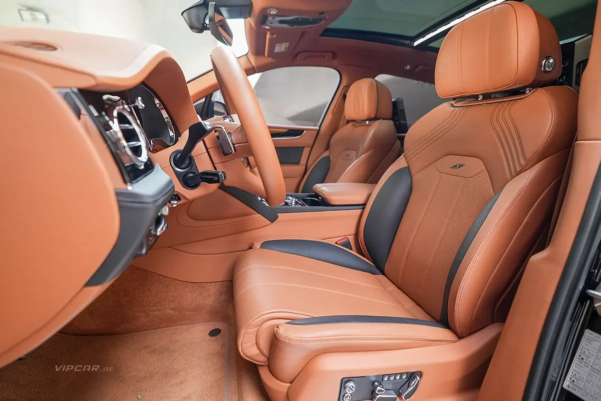 Bentley Bentayga Interior Front Seats