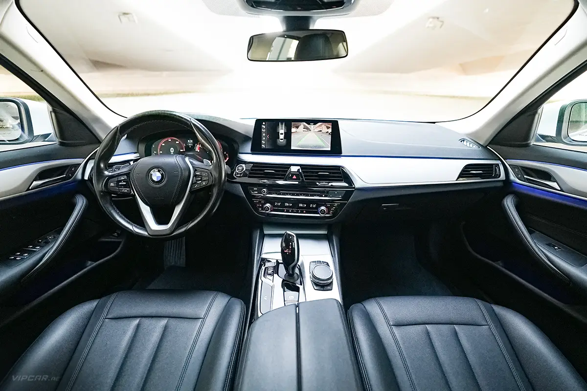 BMW 520I White Interior