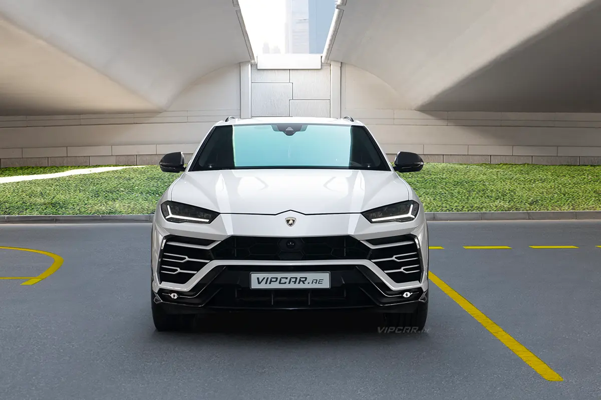 Lamborghini Urus White Front View