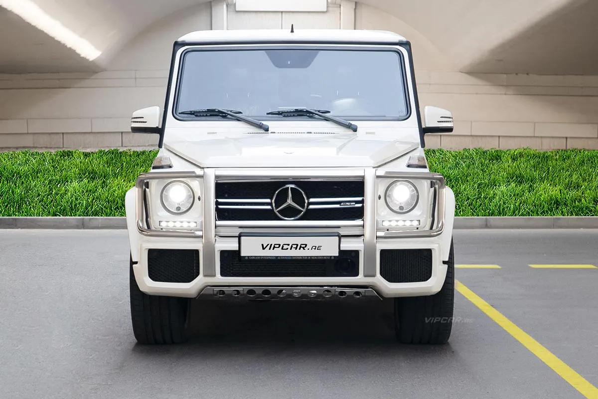 Mercedes G63 2017 White Rental Dubai