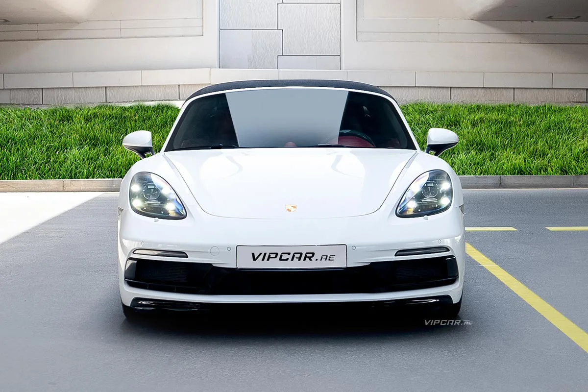 White Porsche Boxster Rental Dubai