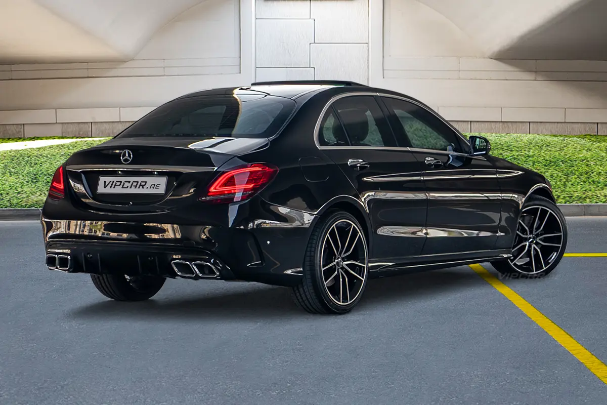 Mercedes C300 Exterior Rear Side View