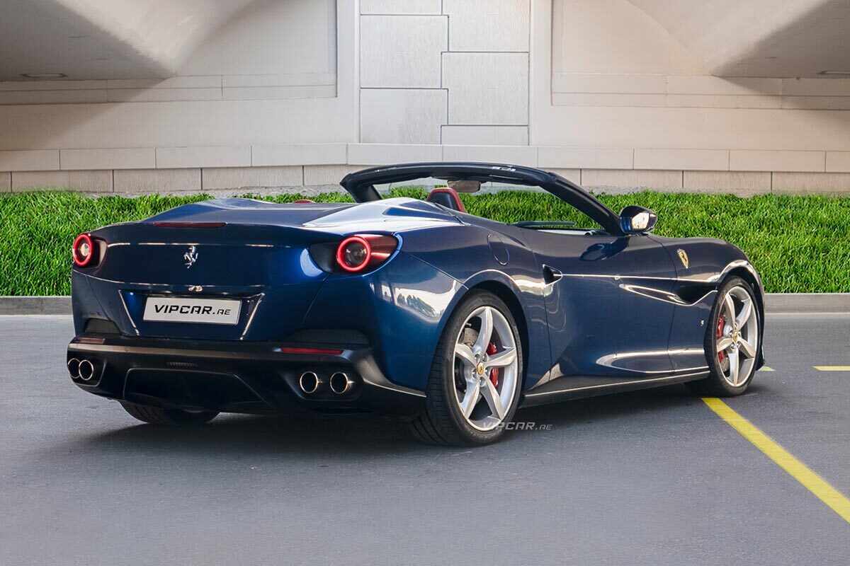 Ferrari Portofino Back Side View