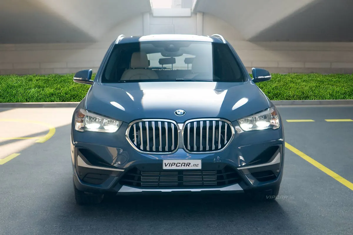 BMW-X1-Blue-Front
