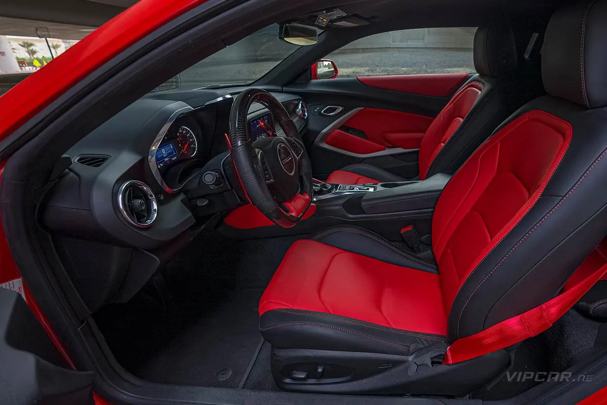 Chevrolet-Camaro-Red-Black-Interior