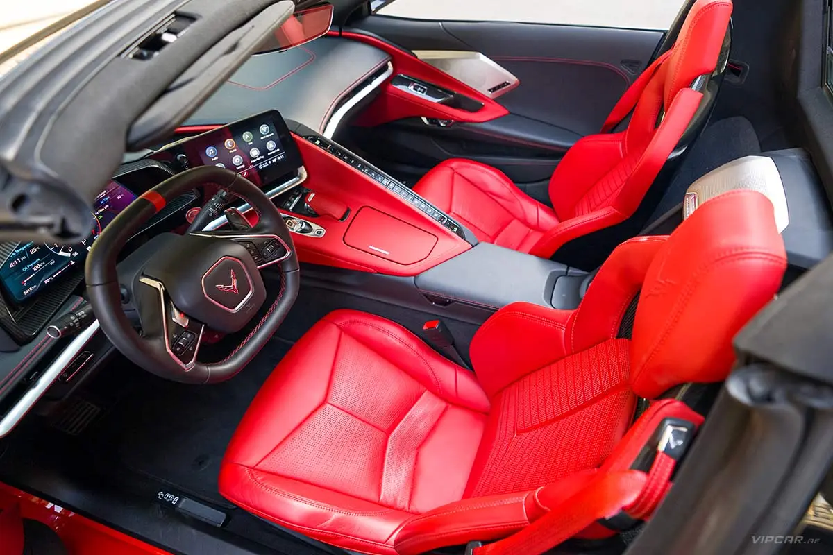 Chevrolet-Corvette-C8-Red-Interior