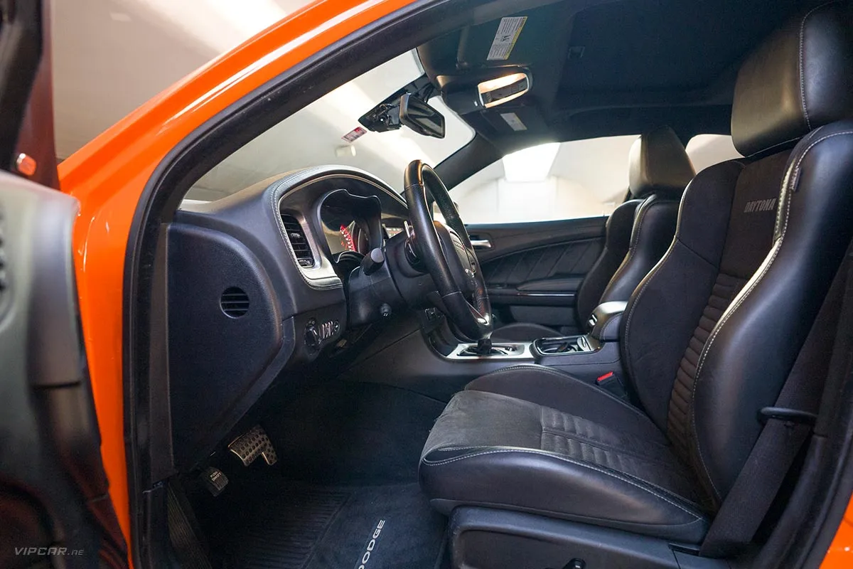 Dodge-Charger-Orange-Interior