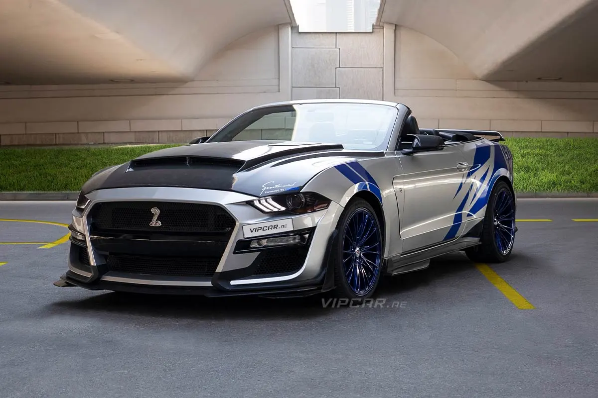 Ford-Mustang-Silver-Front-Side