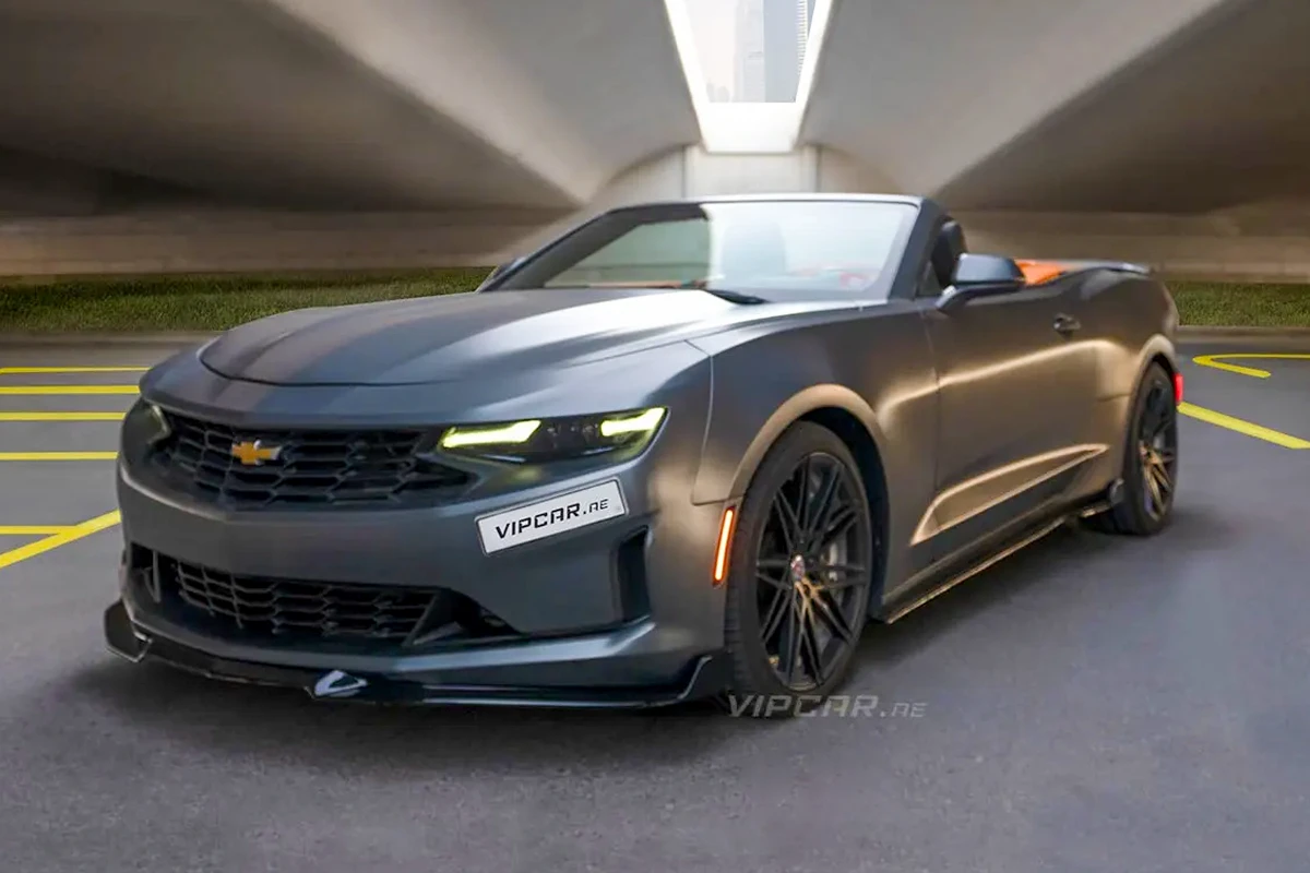 Chevrolet-Camaro-Black-Front-Side