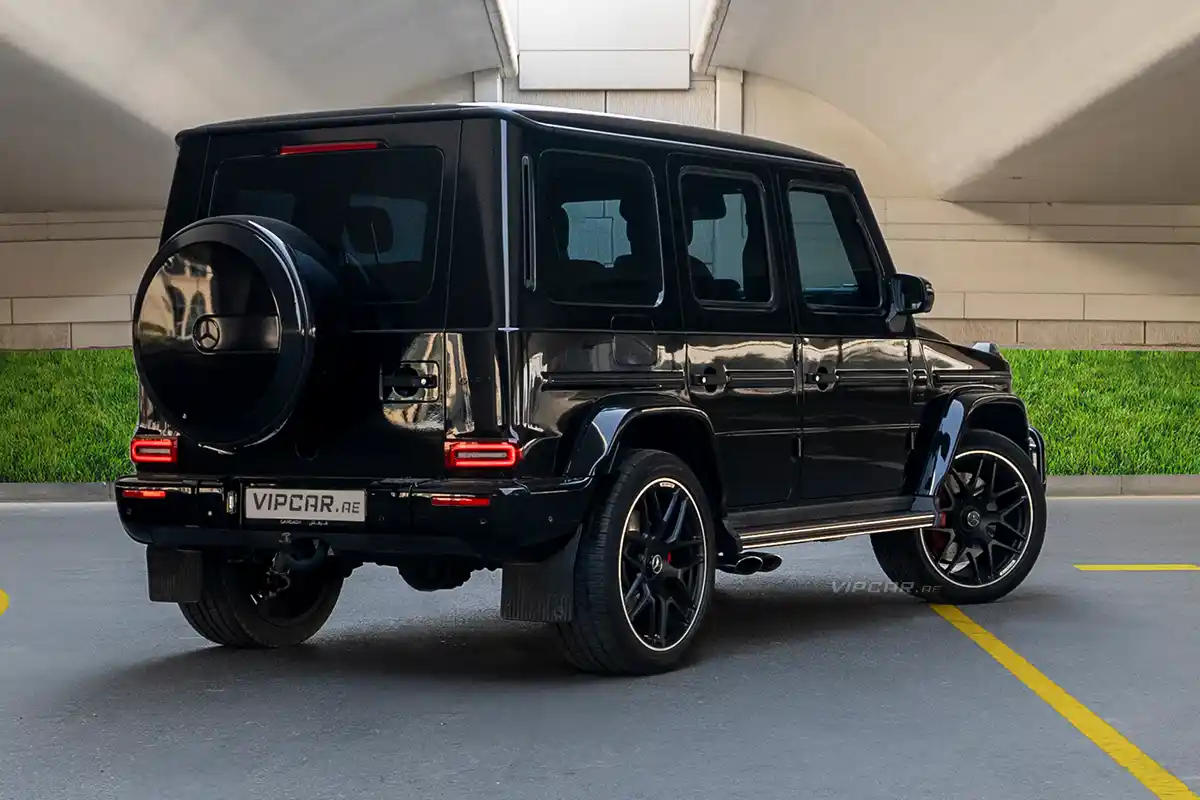 Mercedes AMG G63 Double Night Package Back Side View