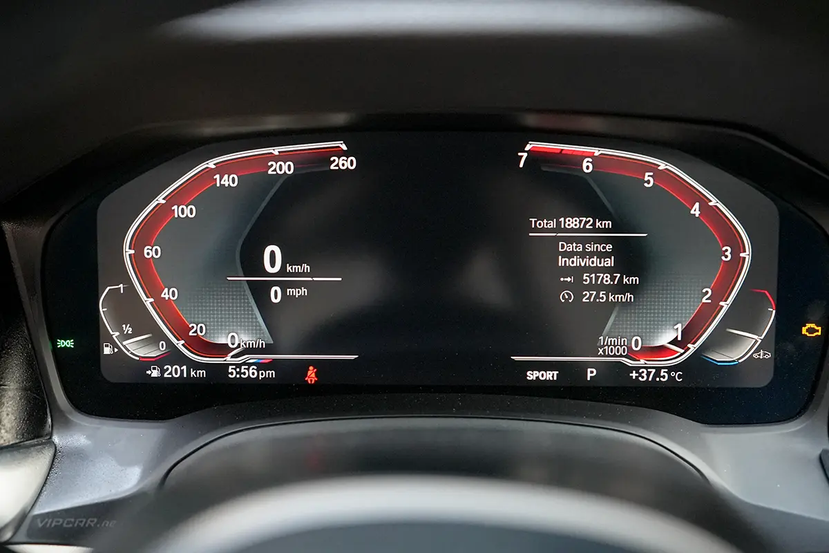 BMW 430i Convertible Speedometer
