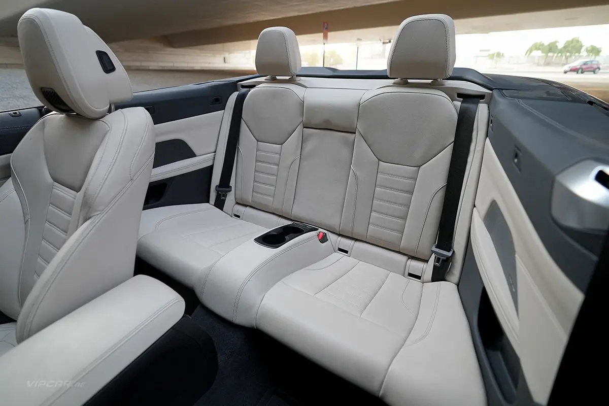 BMW 430i Convertible Back Seats