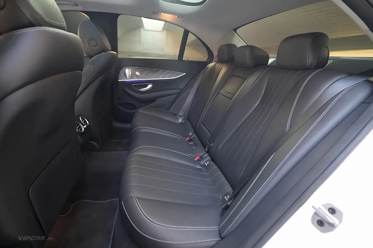 Mercedes E350 Interior Back Seats