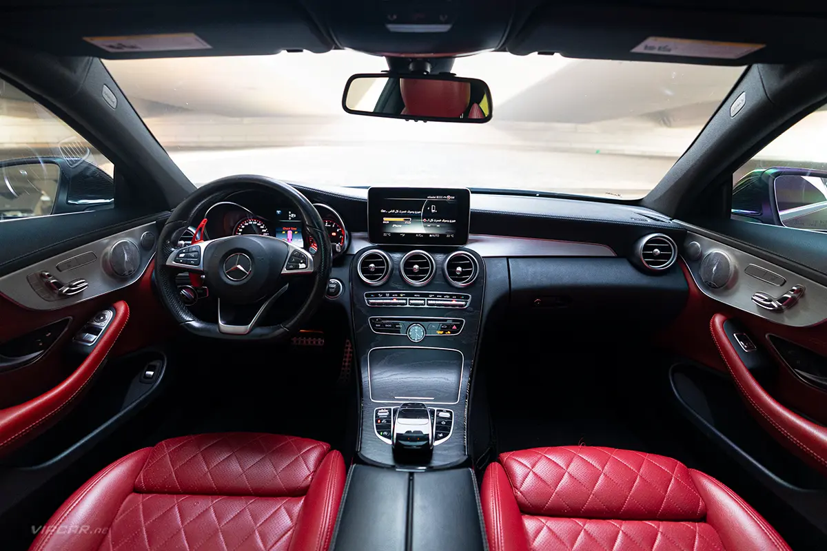 Mercedes C300 Coupe with c63 kits Interior