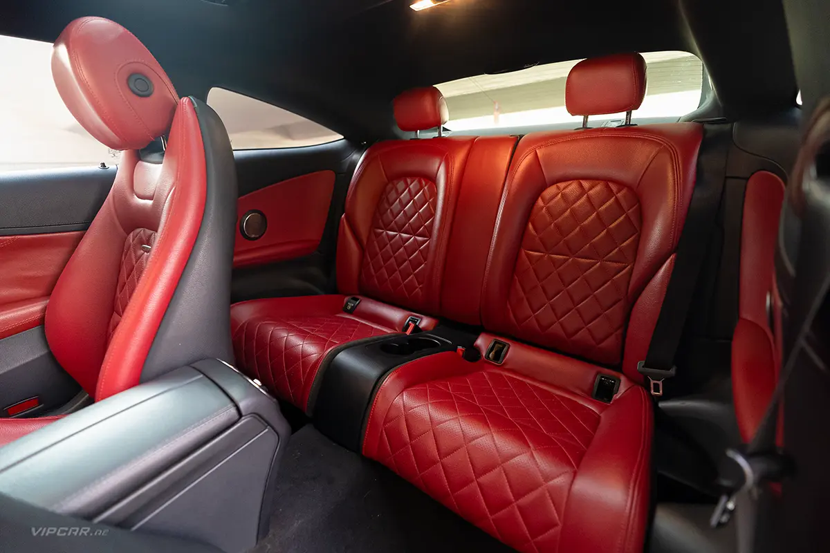 Mercedes C300 Coupe with c63 kits Interior back seats