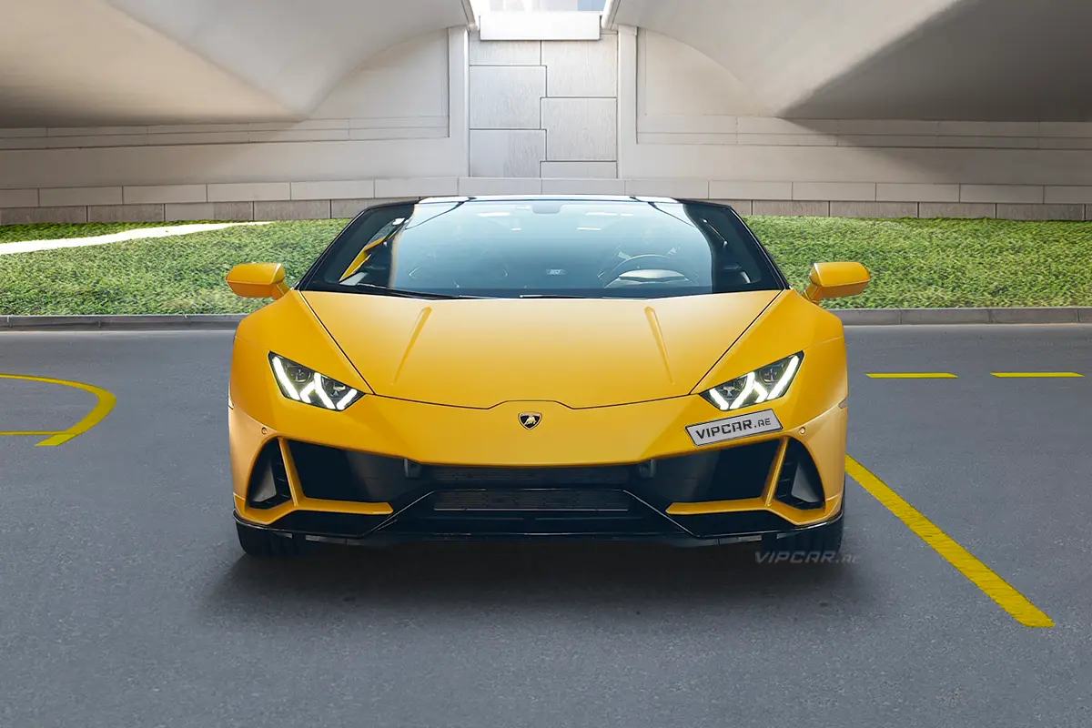 Lamborghini Huracan Evo Spyder Front View