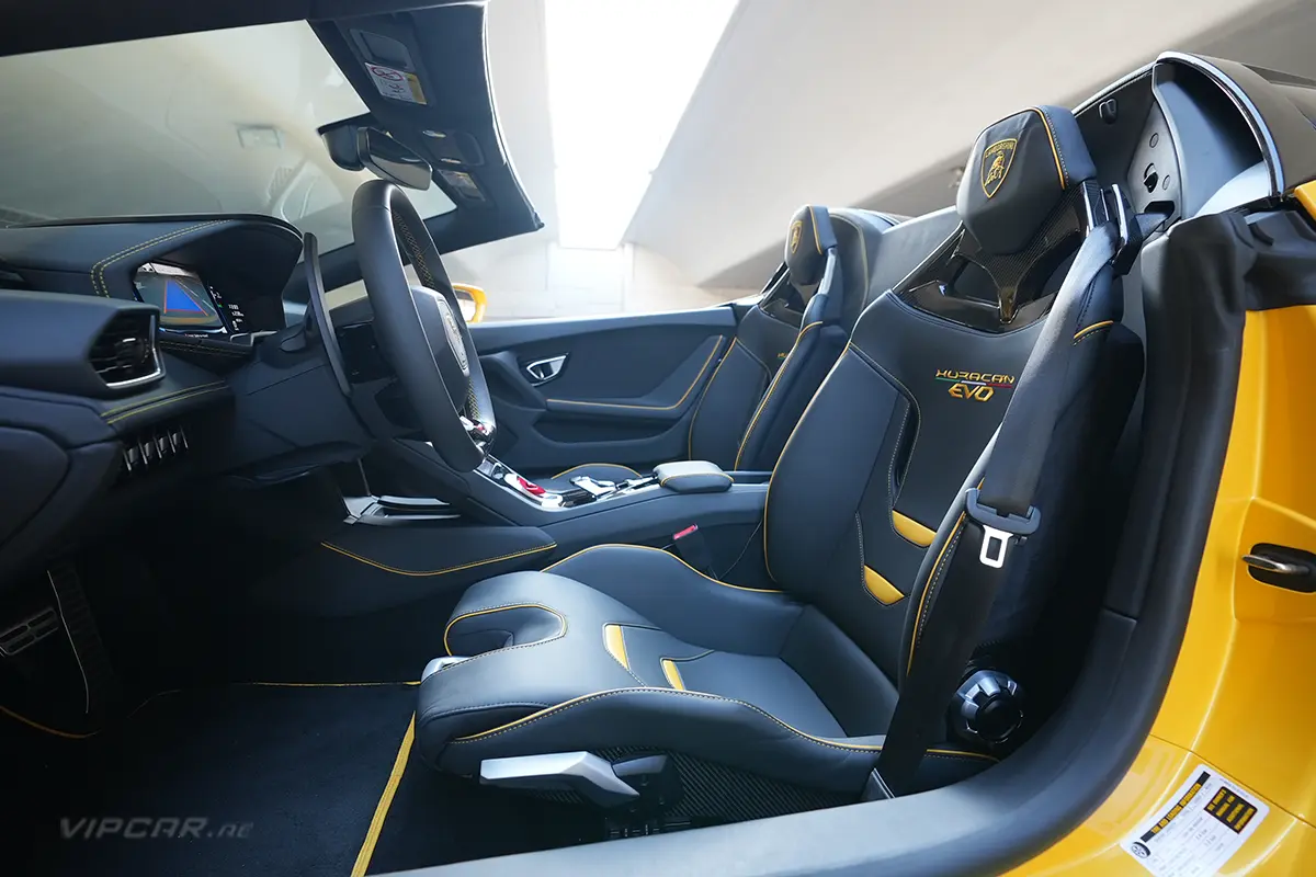 Lamborghini Huracan Evo Spyder Interior