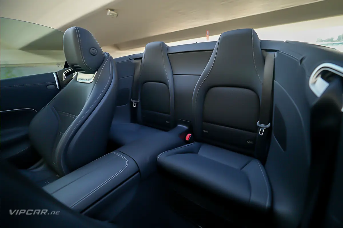 Mercedes AMG SL43 Interior Back Seats